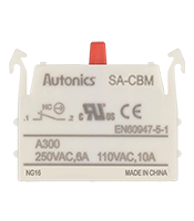 110 Volt (V) 'Alternating Current (AC) Voltage at 10 Ampere (A) Current Modular Contact Block (SA-CBM)