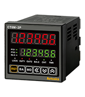 72 Millimeter (mm) Width and 110 to 220 Volt (V) Alternating Current (AC) Voltage Counter (CT6M-2P2)