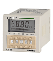 24 to 240 Volt (V) Alternating Current (AC) Voltage and -10 to 55 Degree Celsius (ºC) Environment Ambient Temperature Timer (LE3S)