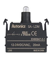 12 to 30 Volt (V) Light Emitting Diode (LED) Block Alternating Current (AC) Voltage Stackable Contact Block (SA-LDM)